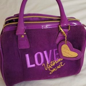 Purple Victoria's secret hand bag